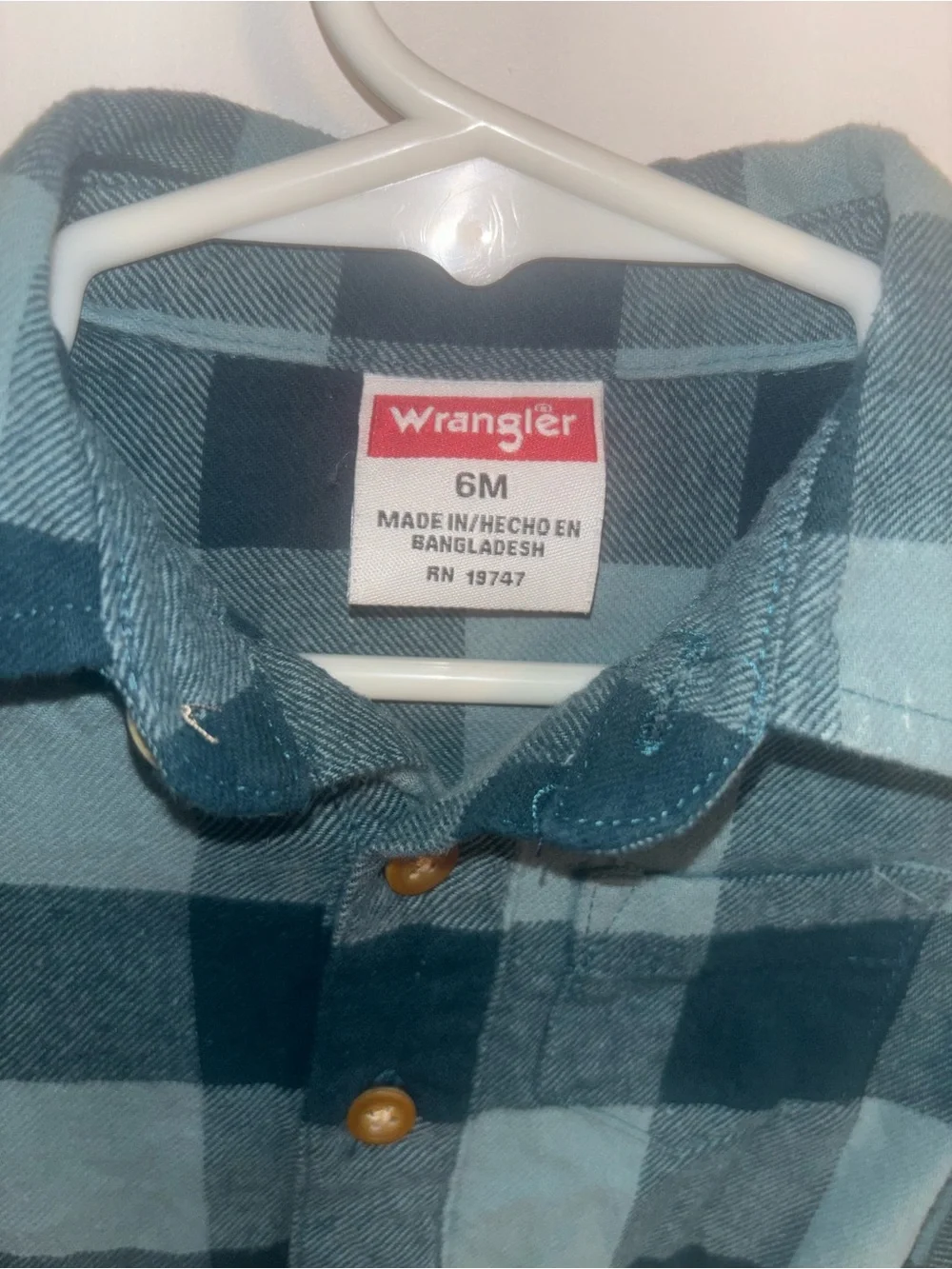 Wrangler classic plaid